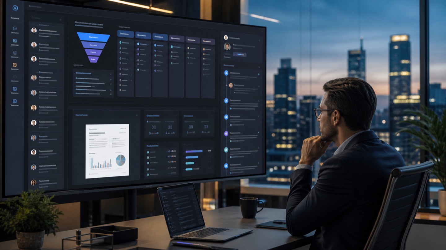 Sales operation with lead scoring, pipeline, proposals and CRM activity