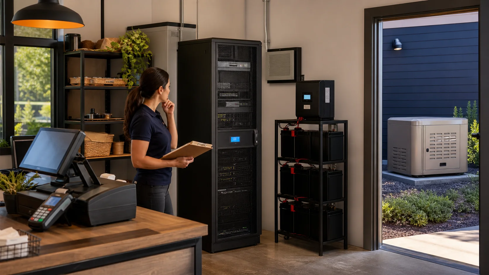 UPS, batería y generador pueden resolver distintas etapas de una misma estrategia de continuidad.