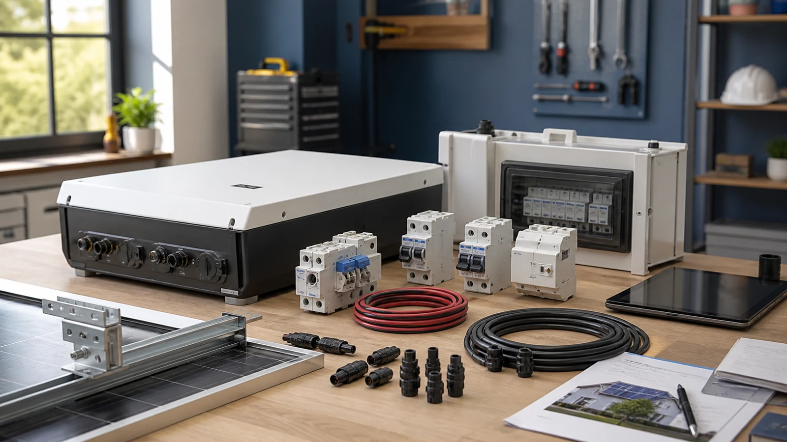 Protection, connectors, cabling and inverter are also part of the system that must be validated before purchase.