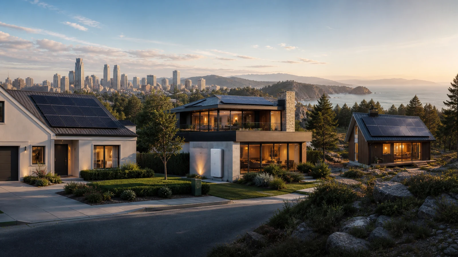 Grid-tied, hybrid and off-grid answer different operating contexts even when all three use solar panels.